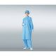 アズワン 無塵衣AS207C(男女兼用コート) ブルー LL AS207C 1着 6-7591-02（直送品）