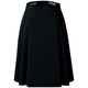 【アウトレット】nuovo　バックアップカイロポケット付ソフトプリーツスカート　ブラック　9号　フォーク　FS45791-9-9　1着