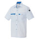 アイトス　半袖シャツ　シルバーグレー　AZ5366-003-SS　1着（直送品）