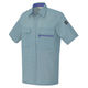 アイトス　半袖シャツ　サファイアブルー　AZ5376-072-SS　1着（直送品）