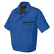 アイトス　半袖ブルゾン（無地）　ロイヤルブルー　AZ5591-006-LL　1着（直送品）