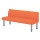 東洋工芸　MWCロビーベンチ　背付　幅1510mm　オレンジ　MWC-13AN（2602)　（取寄品）