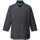 KAZEN（カゼン） シャツ七分袖（男女兼用） グレー M 626-11 1着（直送品）