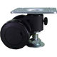 パーツ精工 パーツ キャスパッド プレート式双輪キャスターナイロン車 荷重58.8 黒 CAPF50B 1個(1台) 320-0833（直送品）