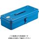 トラスコ中山 TRUSCO トランク型工具箱 373X163X102 ブルー T-350 1個 120-0925（直送品）