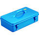 トラスコ中山 トランク型工具箱 382X222X151 ブルー TB-362 1個 120-0992