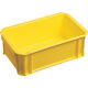DICプラスチック DIC DA型コンテナDAー3 ボックス型 外寸:W264×D165×H95 イエロー 黄 DA-3 Y 1個（直送品）