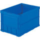 トラスコ中山 TRUSCO 薄型折りたたみコンテナ 50L ダークブルー TR-O50B DB 1個 344-9351