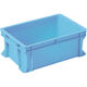 岐阜プラスチック工業 リス ボックス型コンテナ 132211 B型プラテナーBー24浅型 青 B-24A B 1個 503-6704
