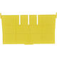 DICプラスチック DIC F型コンテナFー12用短手用仕切板 外寸:243×136 黄 F-12S Y 1枚 501-1531（直送品）