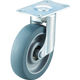 トラスコ中山 TRUSCO こまわり君用省音キャスター Φ75エラストマー車 自在 TYEF-75ELB 1個 359-9574（直送品）