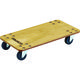 トラスコ中山 TRUSCO 合板平台車プティカルゴ 600X300 ゴム車 PC-3060G 1台 507-8768（直送品）