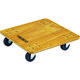 トラスコ中山 TRUSCO 合板平台車プティカルゴ 450X450 ゴム車 PC-4545G 1台 507-8750（直送品）