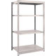 TRUSCO スチールラック M1.5型軽中量棚 860×595×H1500 4段単体 ネオグレー M1.5-5364 NG（直送品）