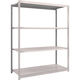 TRUSCO スチールラック M1.5型軽中量棚 1460×595×H1800 4段単体 ネオグレー M1.5-6564 NG（直送品）