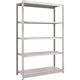 TRUSCO スチールラック M1.5型軽中量棚 1160×445×H1800 5段単体 ネオグレー M1.5-6445 NG（直送品）