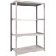 TRUSCO スチールラック M2型軽中量棚 1160×600×H1800 4段 単体 ネオグレー M2-6464 NG 1セット(1個)（直送品）