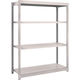 TRUSCO スチールラック M1.5型軽中量棚 1160×445×H1500 4段単体 ネオグレー M1.5-5444 NG（直送品）