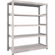 TRUSCO スチールラック M5型中量棚 1500×571×H1800 5段 単体 ネオグレー M5-6565 NG 1台(1個)（直送品）
