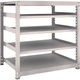 TRUSCO スチールラック M5型中量棚 1200×921×H1200 5段 単体 ネオグレー M5-4495 NG 1台(1個)（直送品）