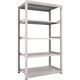 TRUSCO スチールラック M3型中量棚 1200X721XH2100 5段 単体 ネオグレー M3-7475 NG 1台(1個)（直送品）