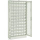 TRUSCO コンテナラックケース バンラックケース L型 両開き扉 NG引出小X72個 ネオグレー T611L-N72S NG 1台（直送品）