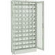 TRUSCO コンテナラックケース バンラックケース L型 両開き扉 透明引出大X36個 透明 T611L-N36L TM 1台（直送品）