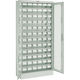 TRUSCO コンテナラックケース バンラックケース M型 両開き扉 透明引出小X72個 透明 T611M-N72S TM 1台（直送品）