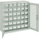 TRUSCO コンテナラックケース バンラックケース M型 両開き扉 透明引出小X36個 透明 T305M-N36S TM 1台（直送品）