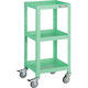 トラスコ中山 TRUSCO ツールワゴン ラビットワゴン 360X360 ウレタン車輪 ヤンググリーン RBW-833U YG 1台 366-3264（直送品）