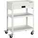 トラスコ中山 TRUSCO ツールワゴン ラビットワゴン 600X400 引出1段付 ホワイト RBW-963V W 1台 366-3752（直送品）