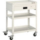 トラスコ中山 TRUSCO ツールワゴン ラビットワゴン 600X400 引出1段付 ホワイト RBW-863V W 1台 366-3558（直送品）