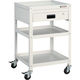 トラスコ中山 TRUSCO ツールワゴン ラビットワゴン 500X500 引出1段付 ホワイト RBW-853V W 1台 366-3418（直送品）
