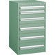 トラスコ中山 TRUSCO LVR型キャビネット 392X412XH660 引出6段 緑 LVR-662 GN 1台(1個)（直送品）
