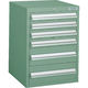 トラスコ中山 TRUSCO LVR型キャビネット 392X412XH540 引出6段 緑 LVR-541 GN 1台(1個)（直送品）