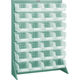 トラスコ中山 TRUSCO パネルコンテナラック 床置型 コンテナ大透明X28 緑 T-1228N-TM GN 1台(1個)（直送品）