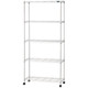 アイリスオーヤマ メタルシェルフ ポール直径19mm 幅800×奥行350×高さ1745mm SEM-8018 スチールラック ワイヤーラック