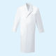 ナガイレーベン 男子シングル診察衣 （ドクターコート） 医療白衣 長袖 ホワイト L KEX-5110