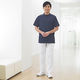フォーク　男子医務衣（ケーシージャケット）　1010CR-7　ネイビー　M　白衣
