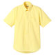 FACE MIX（フェイスミックス） ユニセックス 半袖シャツ無地 イエロー L（直送品）