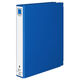 コクヨ　2穴リングファイル　色厚板紙表紙　A4タテ　背幅54mm　青　フ-490B　4冊
