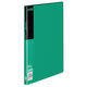 コクヨ クリヤーブック＜ベーシック＞ 固定式　A4タテ　20枚ポケット　緑　グリーン　ラ-B20G　1セット（10冊）