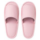 レザー風外縫いスリッパ M ピンク 1パック（5足：1足×5）
