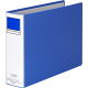 アスクル　パイプ式ファイル片開き　ベーシックカラー（2穴）　A4ヨコ　とじ厚50mm背幅66mm　ブルー　3冊  オリジナル