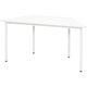 アール・エフ・ヤマカワ ラディーワークテーブル 平机 台形 ホワイト 幅1400×奥行606×高さ700mm 1台
