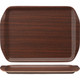 木製ノンスリップトレーハンドルタイプ マホガニー L 5枚