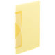 プラス パステルカラークリアーファイル パスティ A4タテ イエロー 98682 1セット(30冊:10冊入×3袋)