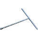 京都機械工具 KTC T形レンチ 対辺寸法10mm 全長254.5mm 全幅200mm TH-10 1個 373-8655（直送品）