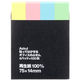 アスクル　貼ってはがせるオフィスのふせん　75×14mm　パステルカラー　4色セット　20冊  オリジナル