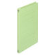 プラス　フラットファイル樹脂製とじ具　B5タテ　グリーン　No.031N　100冊